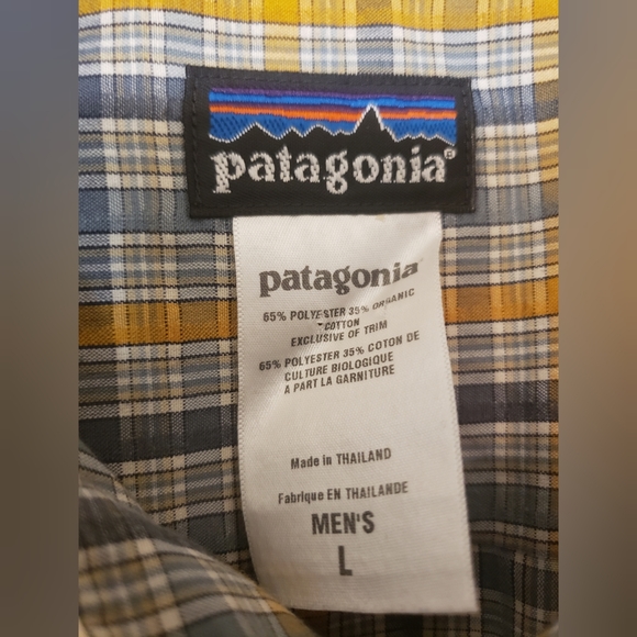 Patagonia Button Down Short Sleeve L - Picture 7 of 9